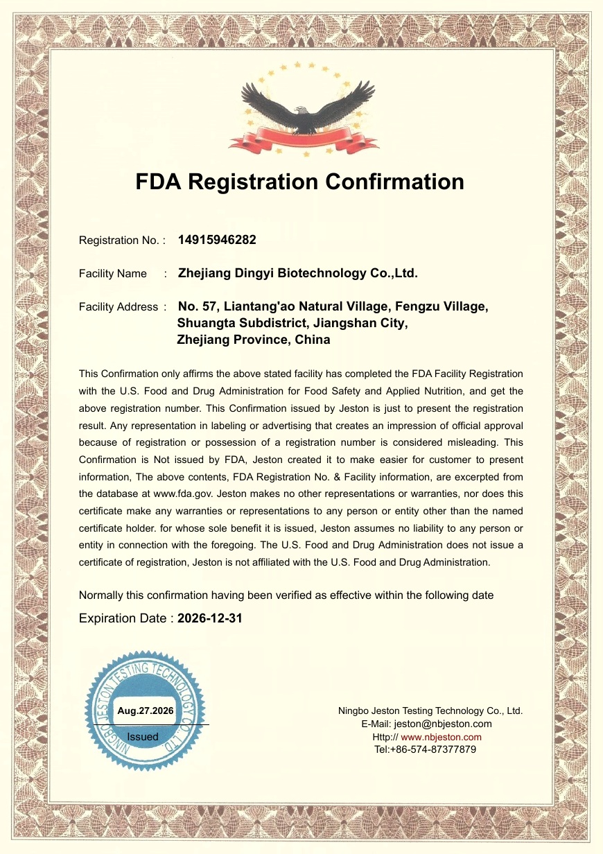 FDA Facility Registration document